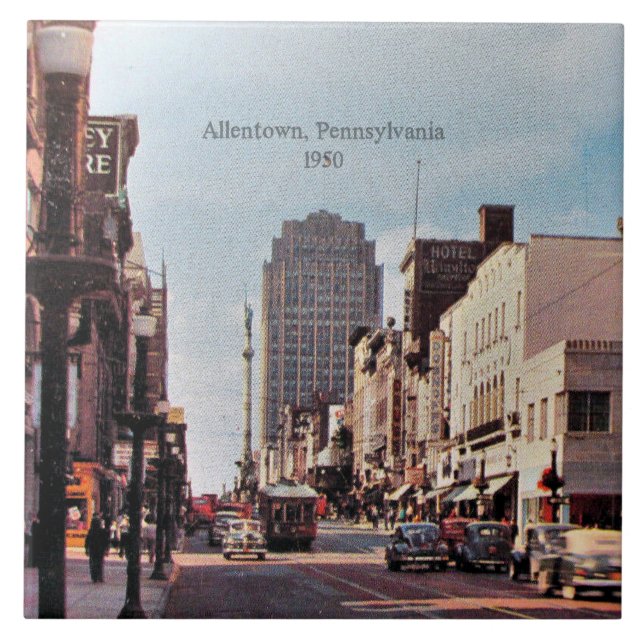 Carreau Allentown, Pennsylvanie, 1950, (Devant)