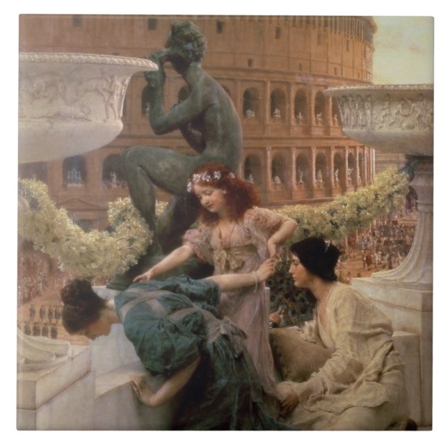 Carreau Alma-Tadema | le Colisé, 1896 (Devant)