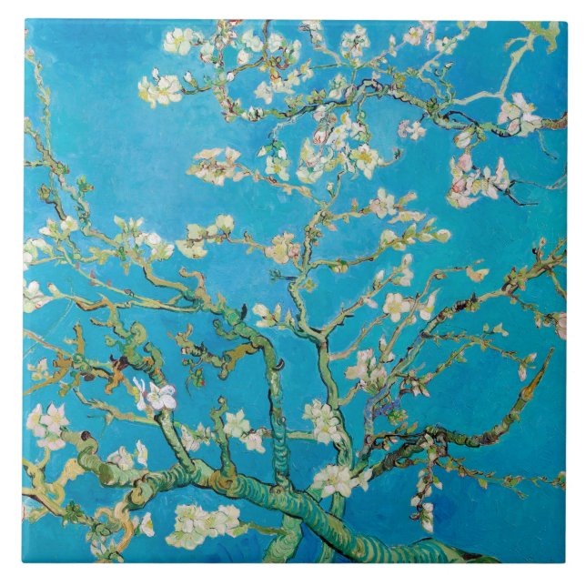 Carreau Almond Blossom, Vincent van Gogh (Devant)