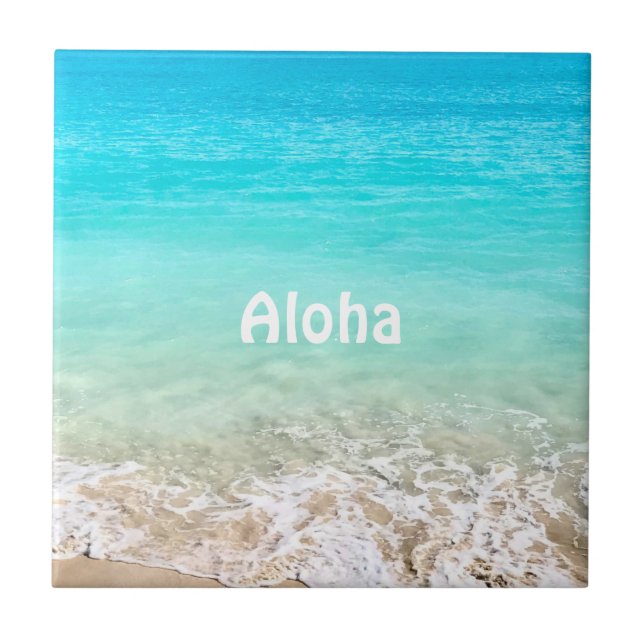 Carreau Aloha Tropical Hawaïen   (Devant)