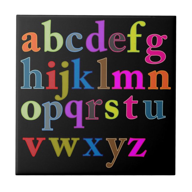 Carreau Alphabet (Devant)