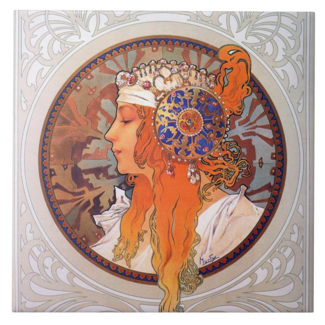 Carreau Alphonse Mucha (Devant)
