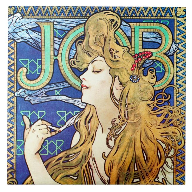 Carreau Alphonse Mucha JOB (Devant)