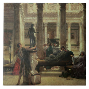 Carreau Amant d'art romain d'Alma-Tadema  , 1870