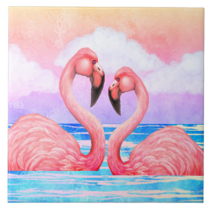 Carreau Amateurs de Flamant rose