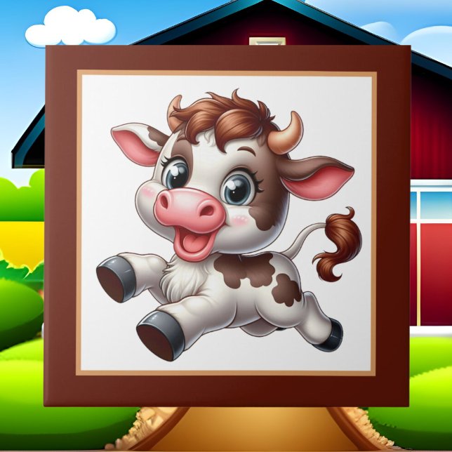 Carreau Amateurs de vache du Pays Cute (Créateur téléchargé)