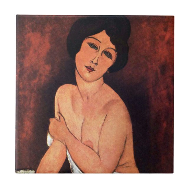 Carreau Amedeo Modigliani Grande Femme Assis (Devant)