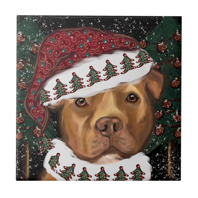 Carreau American Staffordshire Terrier  (Devant)