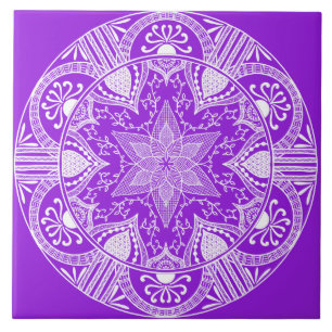 Carreau Amethyst Mandala