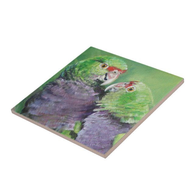 Carreau Amor dos Roxinhos (détail) (Côté)