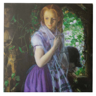Carreau Amour d'avril par Arthur Hughes