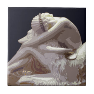 Carreau Amour de barzoï d'art déco
