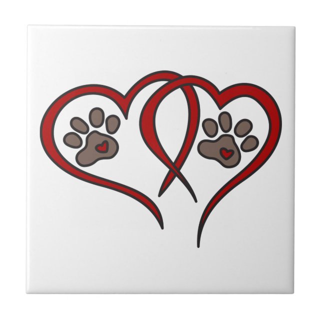 Carreau Amour de chiot (Devant)