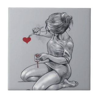 Carreau Amour de peinture