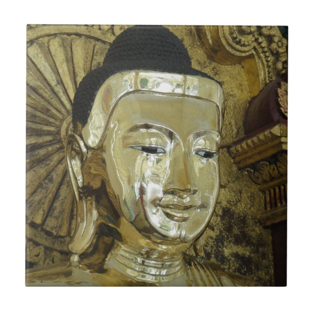 Carreau Amour inspiré de statue d'or de Bouddha (Devant)