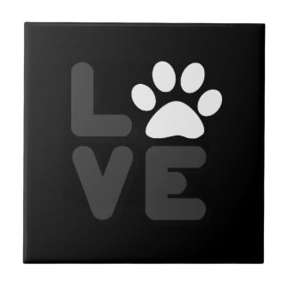 Carreau AMOUR - noir/Gry