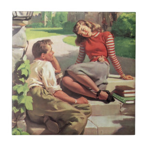 Carreau Amour vintage et romance, Épouses du lycée