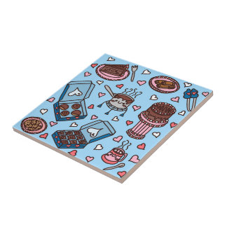 Carreau Amoureux du chocolat mignon