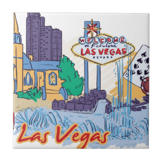 Carreau Amusement de Las Vegas au soleil