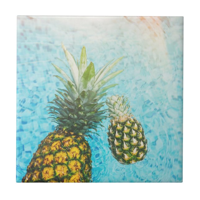 Carreau Ananas dans la piscine (Devant)