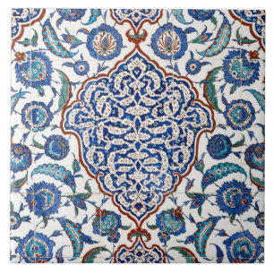 Carreau Ancien floral ottoman Iznik