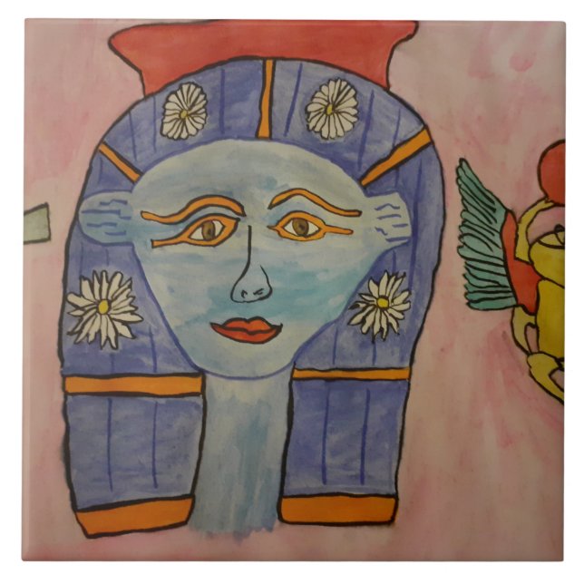 Carreau Ancienne déesse égyptienne Carrelage en céramique (Devant)