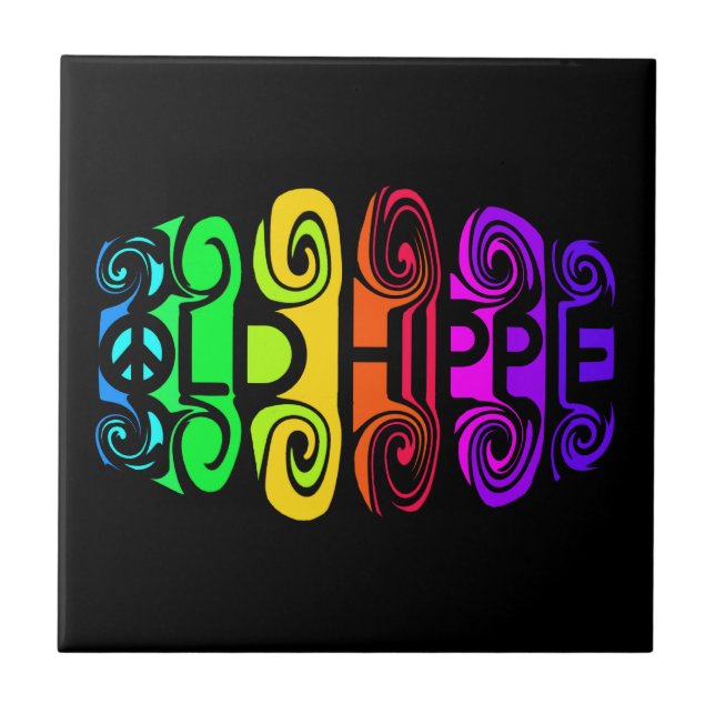 Carreau ANCIENNE tuile HIPPIE (Devant)