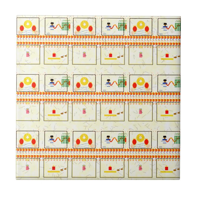 Carreau Ancient Painting  (Devant)