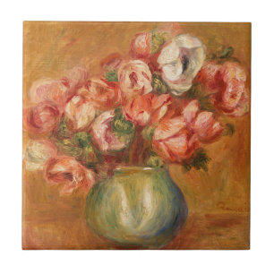 Carreau Anemones par Pierre-Auguste Renoir