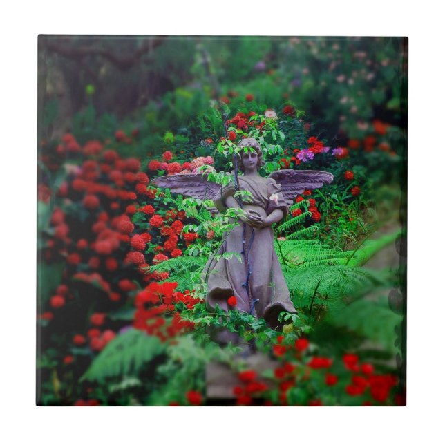 Carreau Ange de jardin (Devant)
