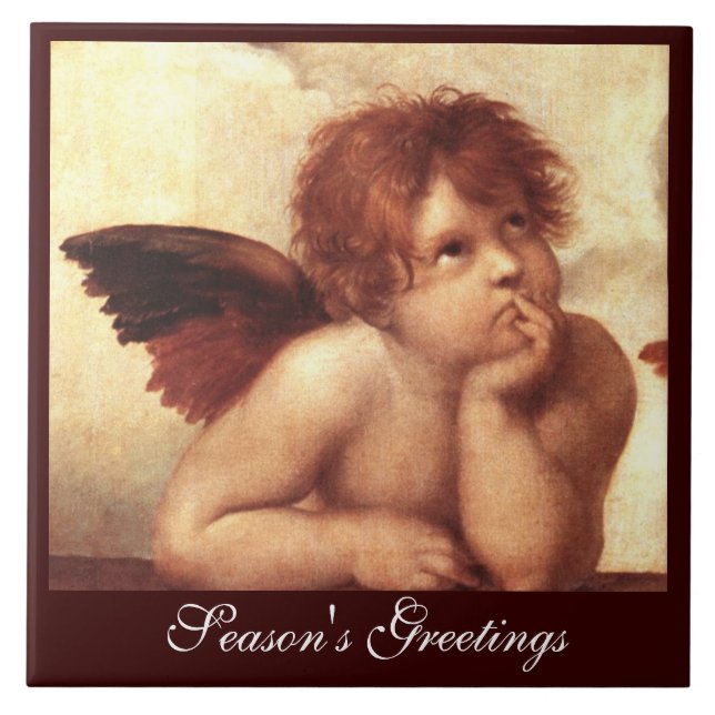 Carreau ANGEL / Cherub ailé (Devant)