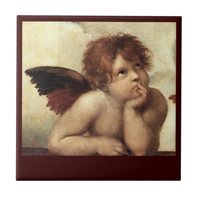 Carreau ANGEL / Cherub ailé (Devant)