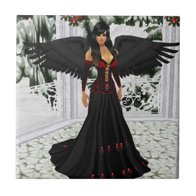 Carreau Angel De La Carrelage Sombre (Devant)