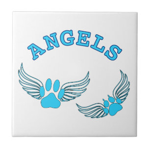 Carreau Angel Pis Animaux En Bleu