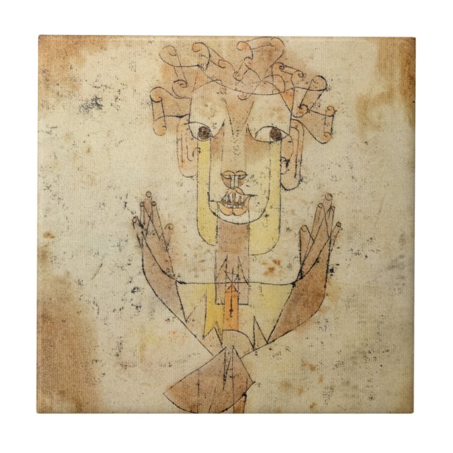 Carreau Angelus Novus par Paul Klee (Devant)