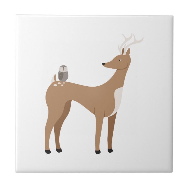 Carreau Animaux des forêts (Devant)