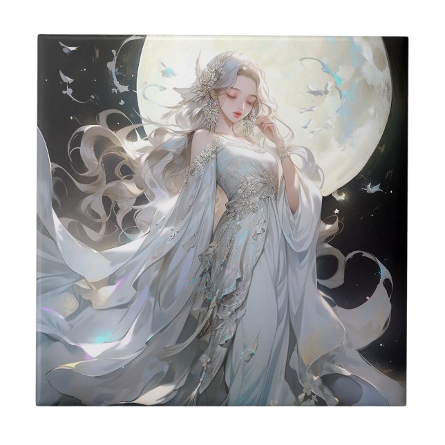 Carreau Anime Moon Princess Imaginaire Art (Devant)