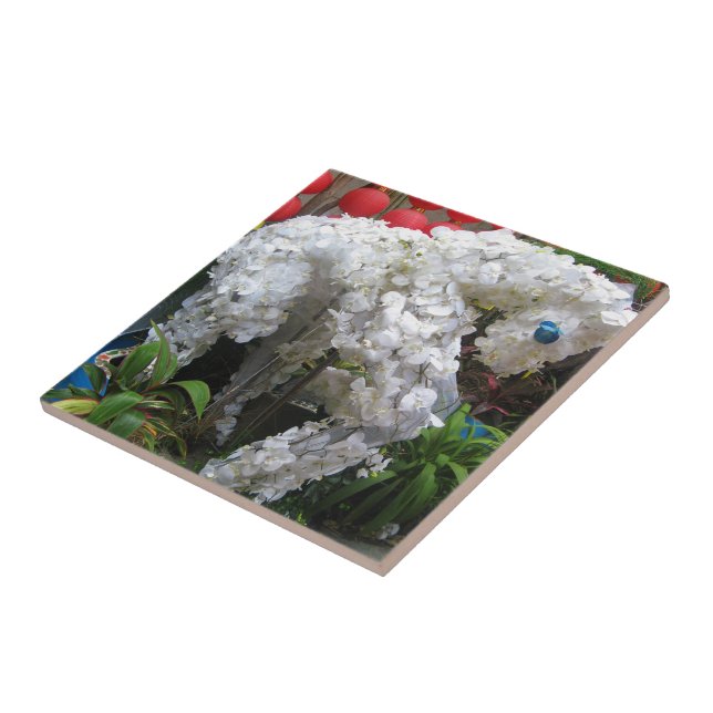 Carreau Année du cheval | 春 節 馬 ... Topiary chinois (Côté)