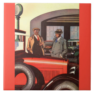 Carreau Annonce de pneus Kelly Springfields dans les année