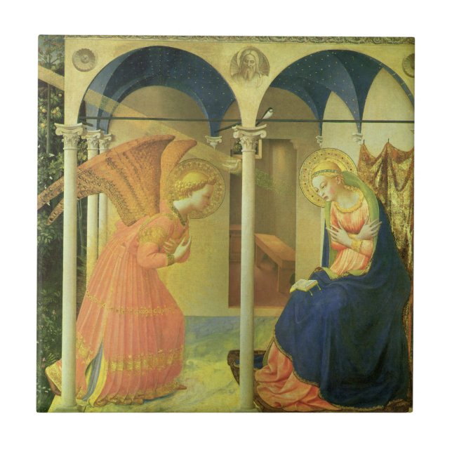 Carreau Annonciation du Prado par Fra Angelico (Devant)