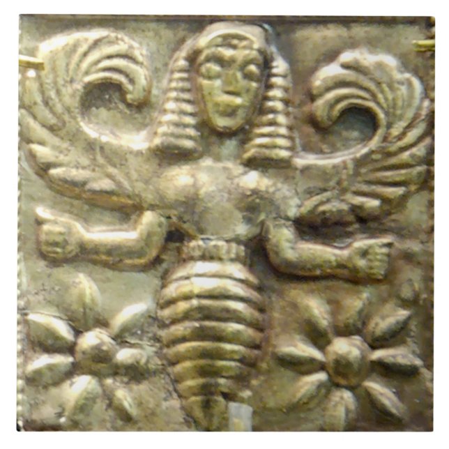 CARREAU ANTIQUE GRECQUE HONEY BEE GODDESS (Devant)