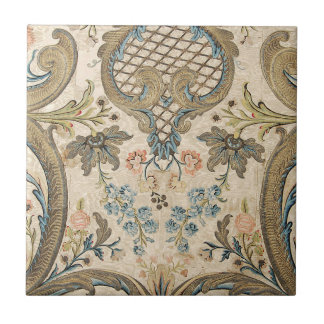 Carreau Antique Vintage Louis XV Floral Backsplash
