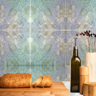 Carreau Antique Vintage Ornée blanchie