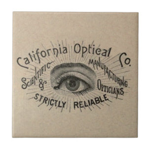 Carreau Antiquité des yeux Publicité optique