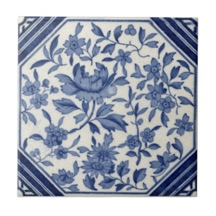 Carreau Antiquité Transferware de la reproduction VT0002