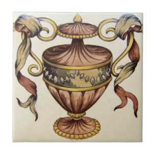 Carreau Antiquité Transferware de la reproduction VT0015