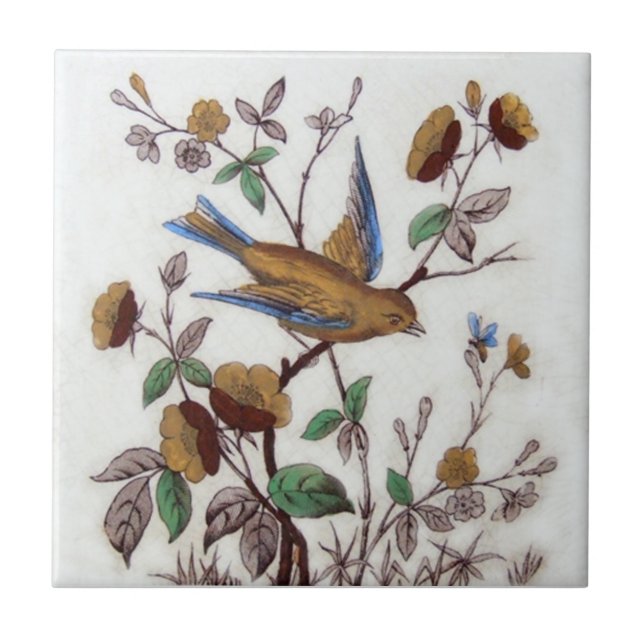 Carreau Antiquité Transferware de la reproduction VT0031 (Devant)