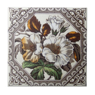 Carreau Antiquité Transferware de la reproduction VT0036