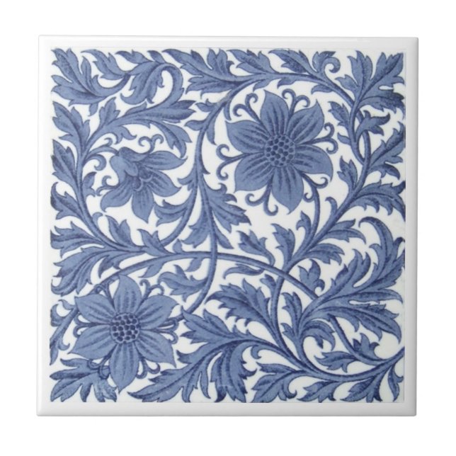 Carreau Antiquité Transferware de la reproduction VT0059 (Devant)