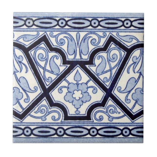 Carreau Antiquité Transferware de la reproduction VT0070 (Devant)